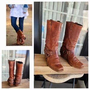 Code West Harness Biker Moto‎ Boots